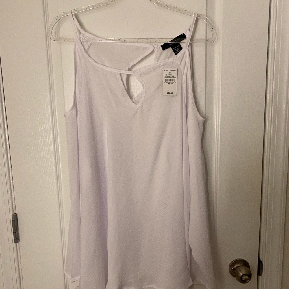 Ashley Stewart Cold Shoulder Blouse